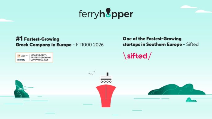 Financial Times y Sifted sitúan a Ferryhopper entre las compañías europeas de mayor crecimiento