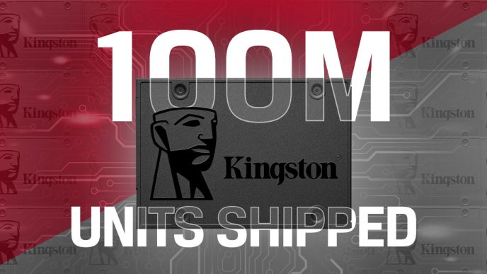 Kingston vende 100 millones de SSD A400 y consolida su liderazgo